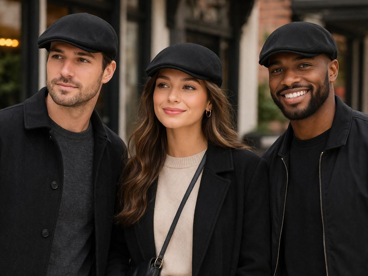 Black Ivy Cap Deluxe Bulk 10+ Colors Available Linen Cotton 22.5