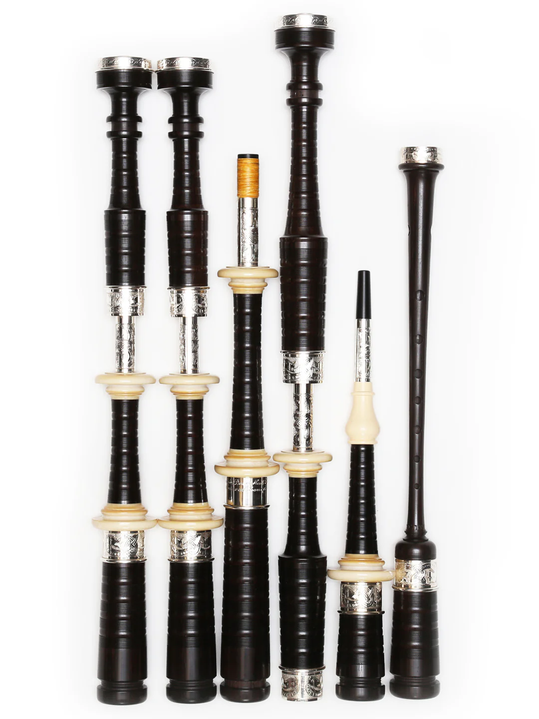 David Naill Bagpipes - #5 (Aged Imitation Ivory)
