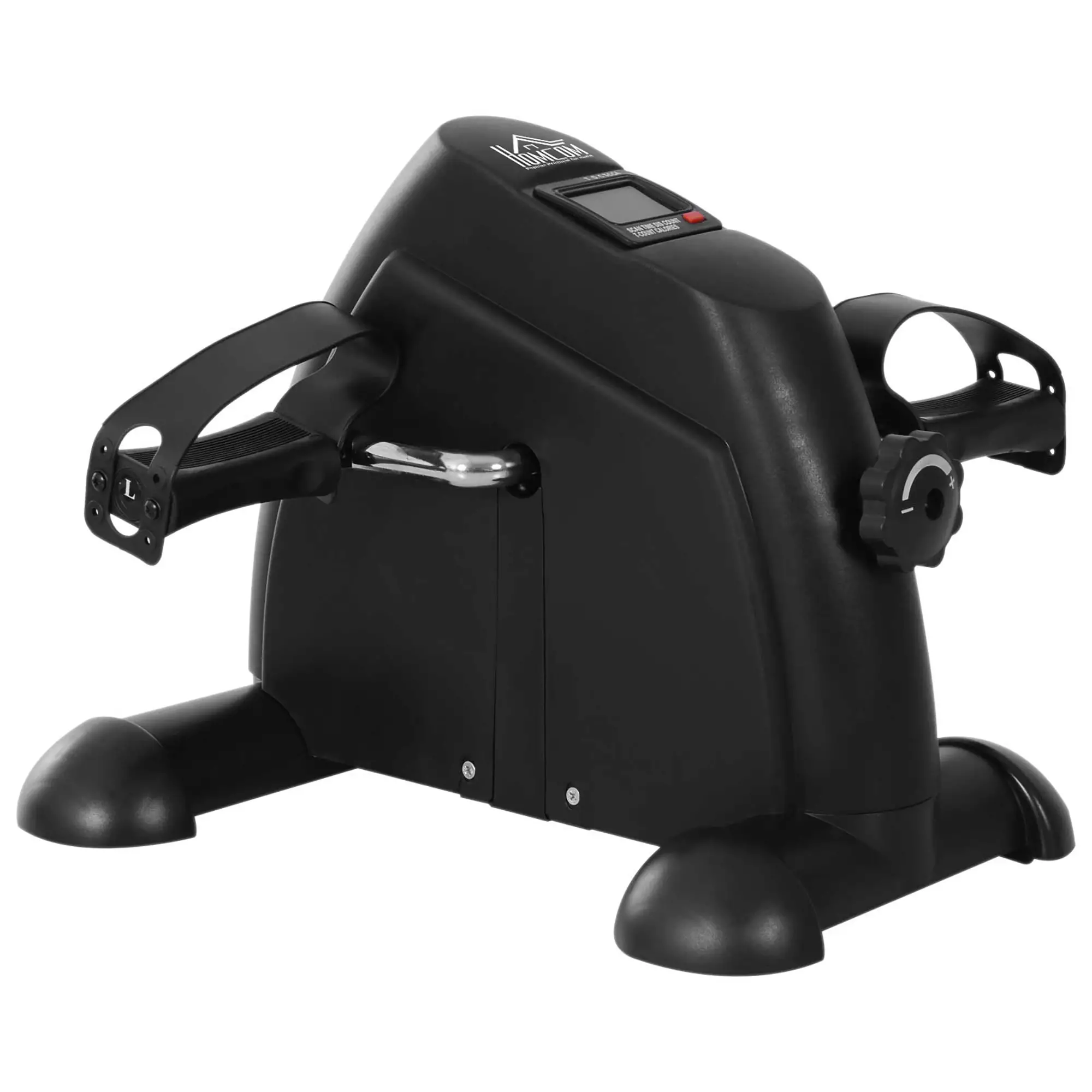 HOMCOM Mini Bike Pedaltrainer mit LCD-Display, verstellbarer Widerstand