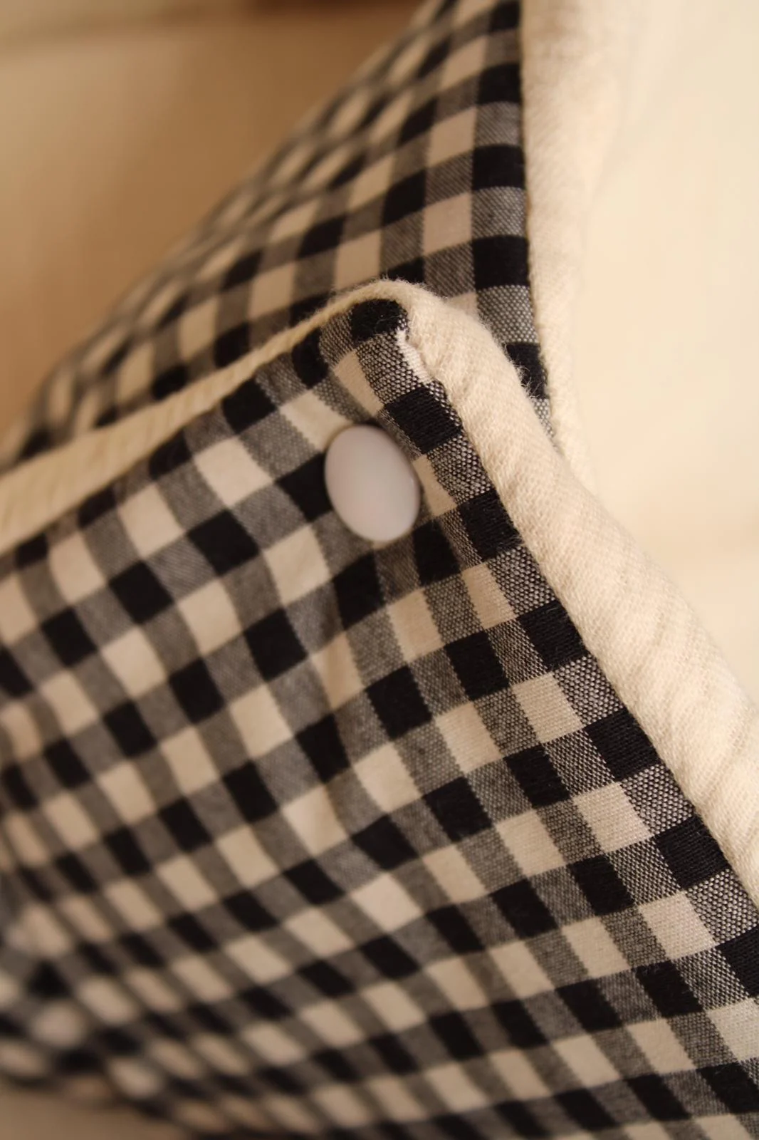 Saco Capazo Vichy Classic + Gasa Cruda