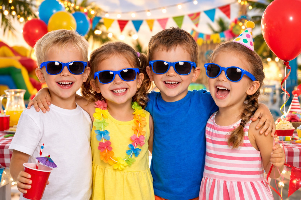 Kids Blue Sunglasses Bulk  Ages 3-9 | 397
