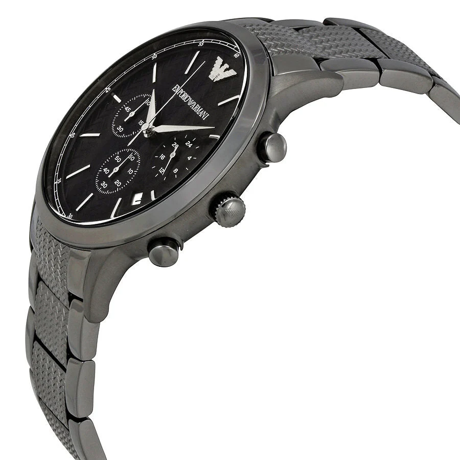 Emporio Armani Renato Chronograph Gunmetal Ion-Plated Men's Watch - AR2505