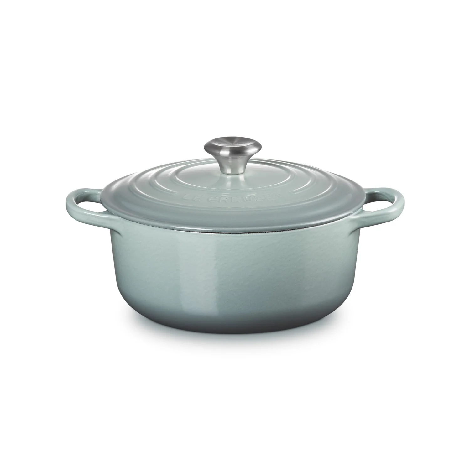 Le Creuset Pfanne Signature Bräter Round 20 cm Sea Salt
