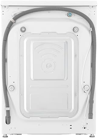 LG V7WD107H2E, Klasse E, Frontlader-Waschtrockner 10,5 - 7 kg, 1400 U/min, AI Direct Drive, Wi-Fi, Tiefenreinigung mit Dampf, TurboWash, Größere Kapazität, 62 x 60 x 85 cm ꟷ Weiß