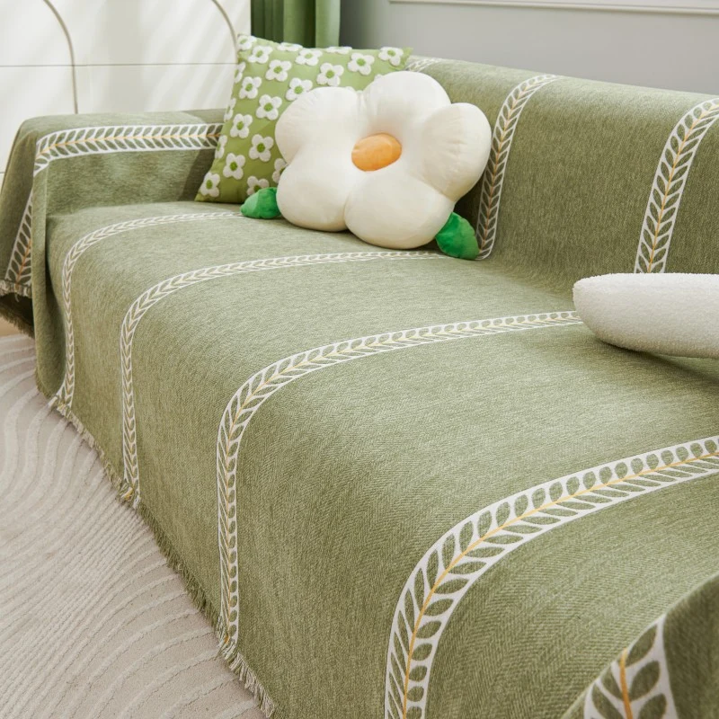 Dinevora Chenille Floral Sofa Cover