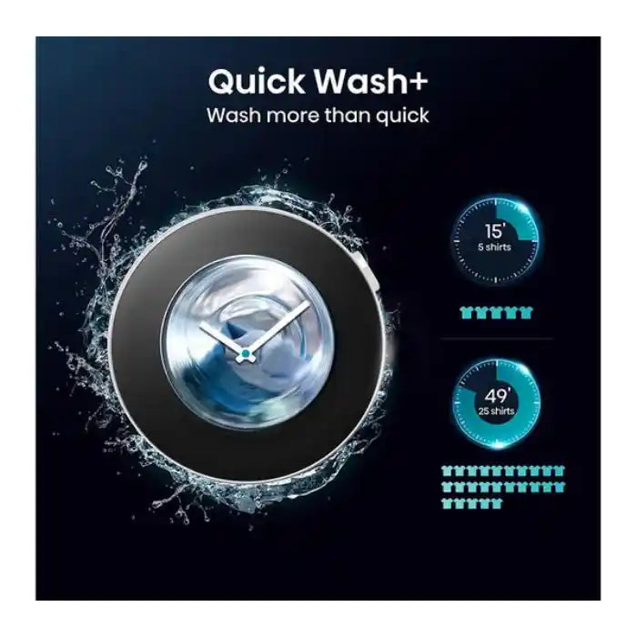 Hisense 5S Series Auto Dosing WiF 10.5 kg Washer Dryer - Black | WD5S1045BB