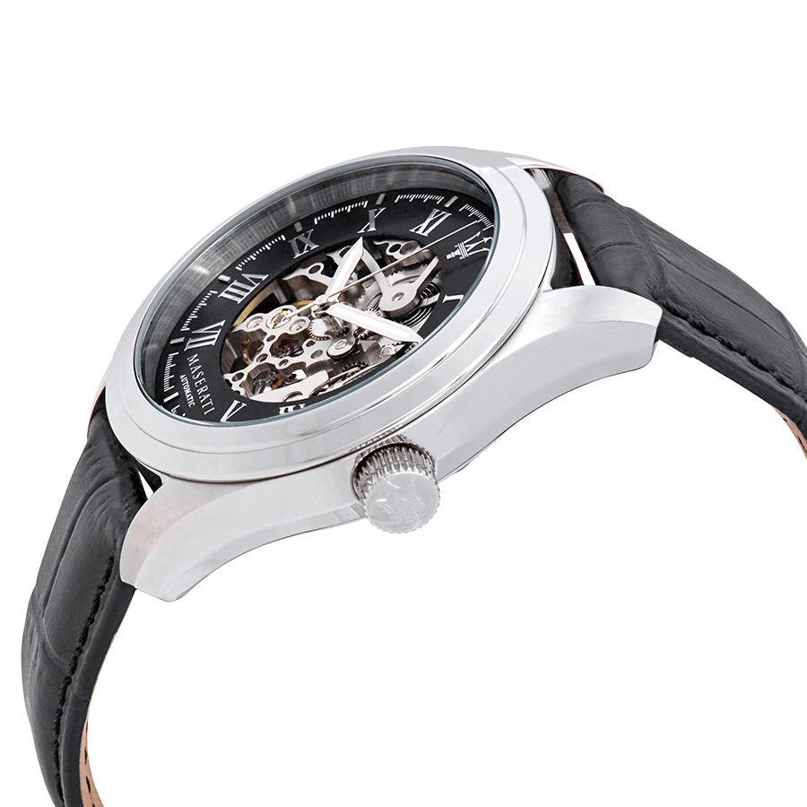 Maserati Traguardo Automatic Black Dial Men's Watch R8871612001