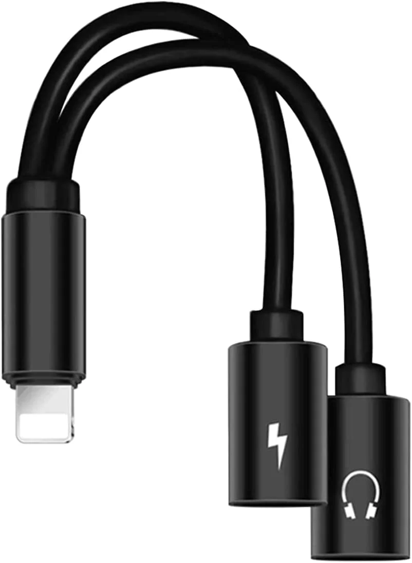 USB C Hub oder Lightning Adapter 2in1 �?iPhone Samsung Kopfhörer Adapter mit Ladefunktion
