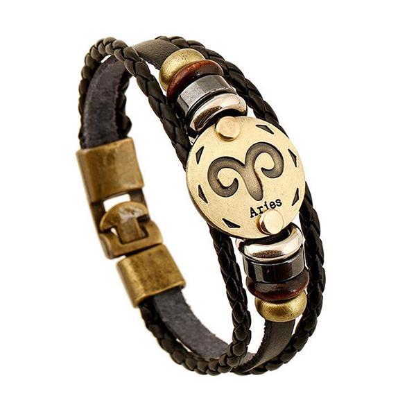 Sterrenbeeld Armband - 12 Horoscopen Munt - Zodiac Signs