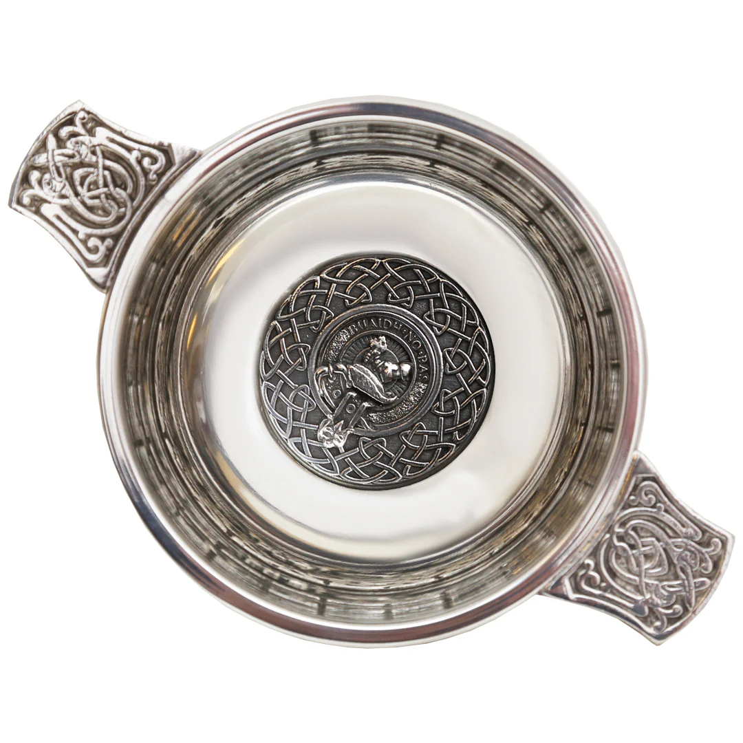 Clan Crest Quaich - MacDougall