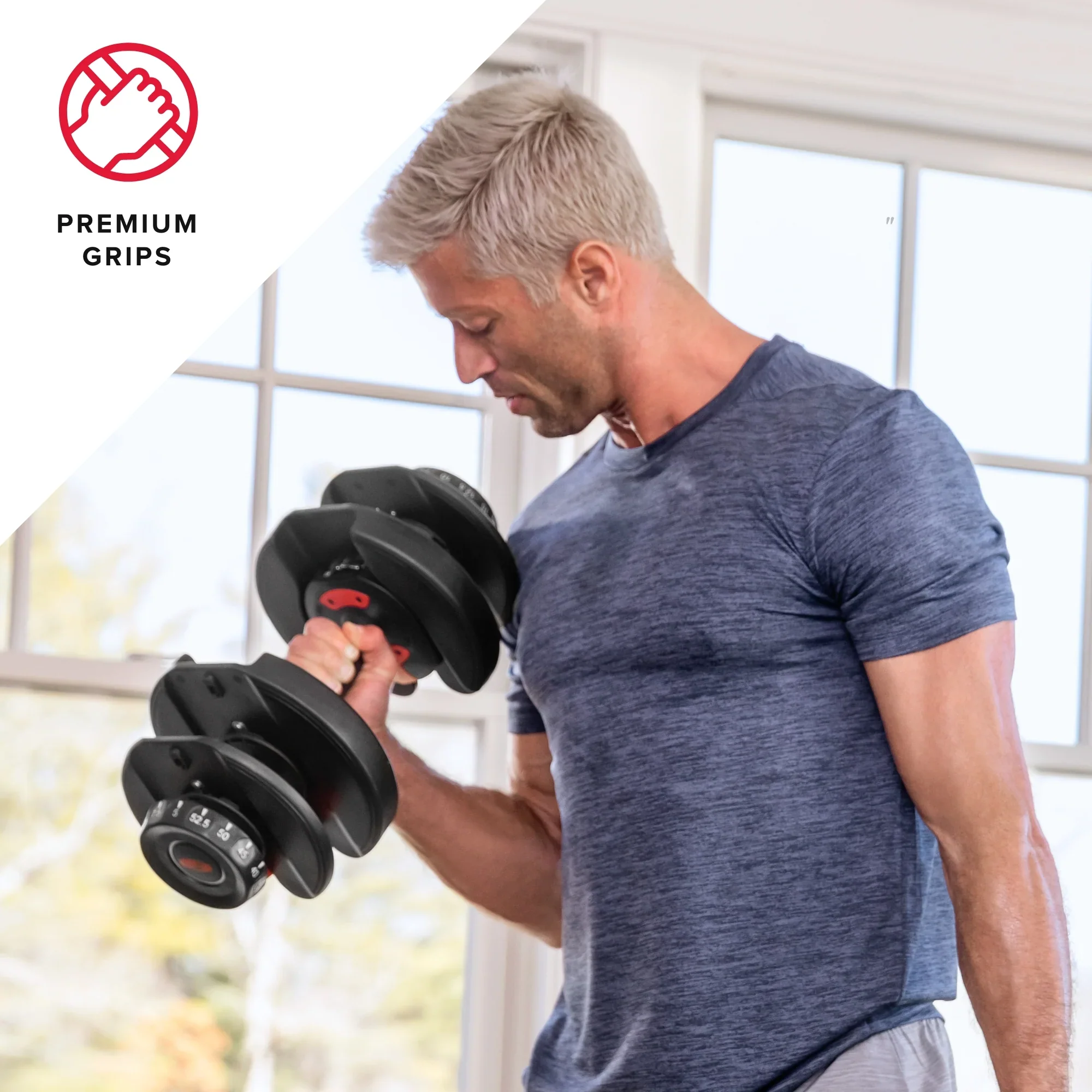 2025 Bowflex SelectTech 552 Mancuerna Ajustable Única