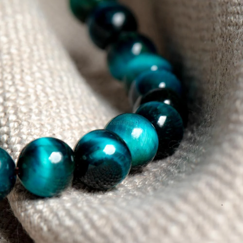 Balans Armband - Tijgeroog Blauw- Valkenoog - Besluitvaardigheid