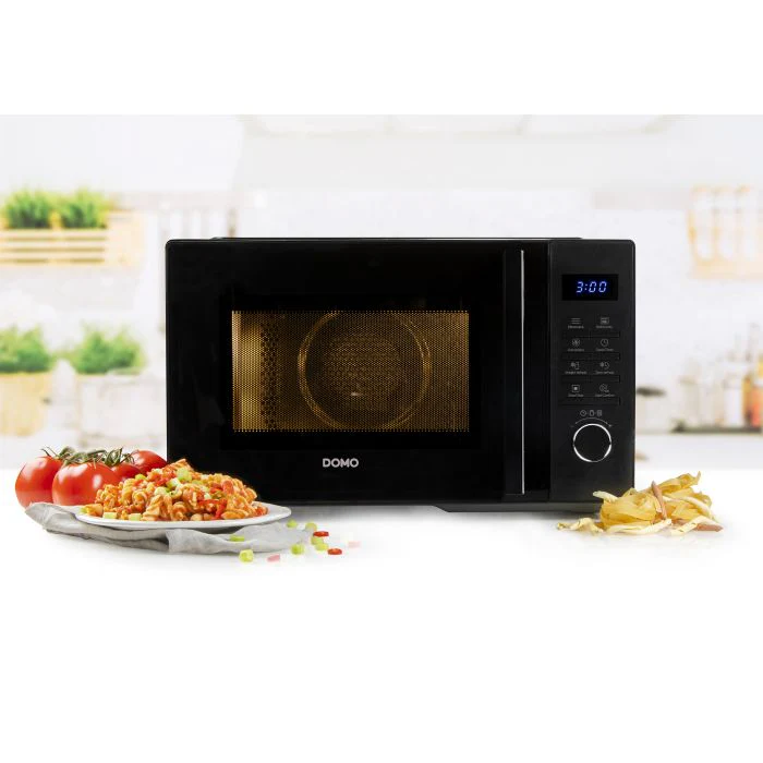 Domo Mikrowelle 3 in 1, Mikrowelle/Grill/Heisslust, DO22301C XXL, 23 L, 1680 W