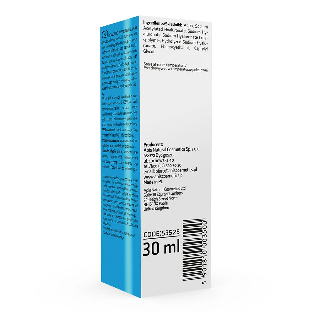 Apis Hyaluron 4D Concentrate �C Intensive Hydration Serum | 30ml