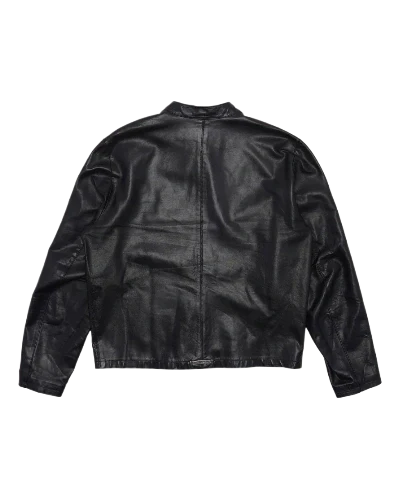 Leather Cafe Racer Chrome Hearts Jacket