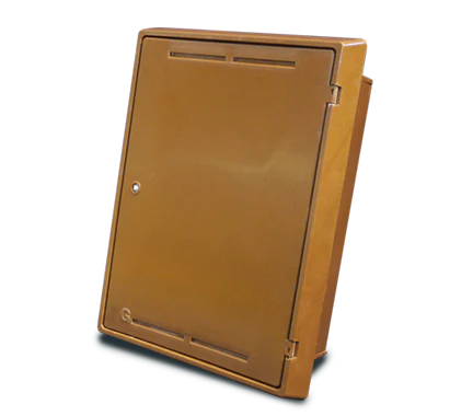 Mitras Brown Recessed Gas Meter Box