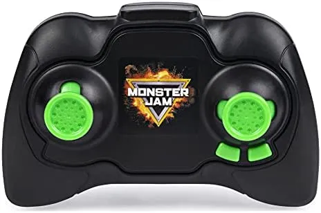 Monster Jam, Official Mega Grave Digger All-Terrain Remote Control Monster Truck with Lights