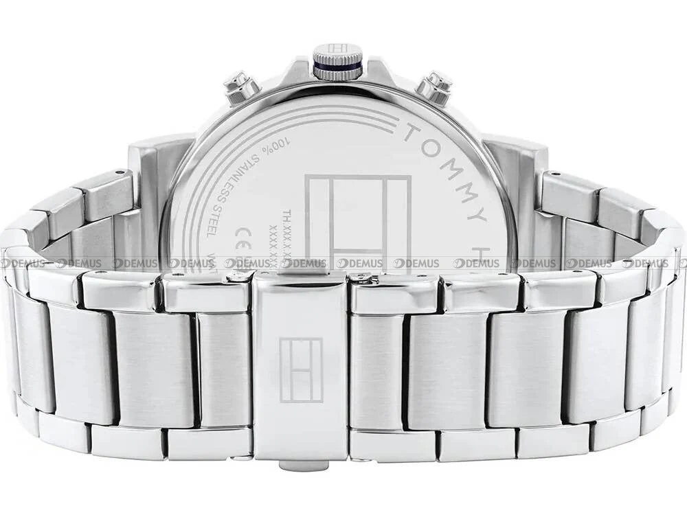 Tommy Hilfiger Tyson Stainless Steel Dark Grey Dial Multi-function Men's Watch - 1710604