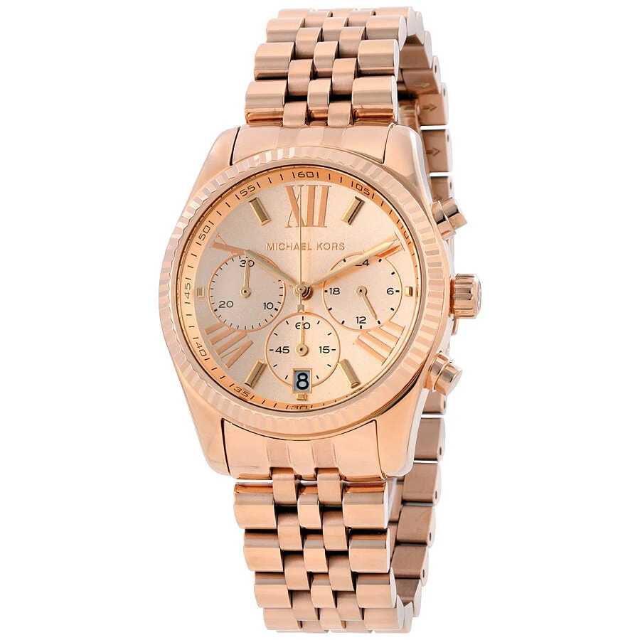 Michael Kors Lexington Chronograph Rose Gold Women's Watch - MK5569