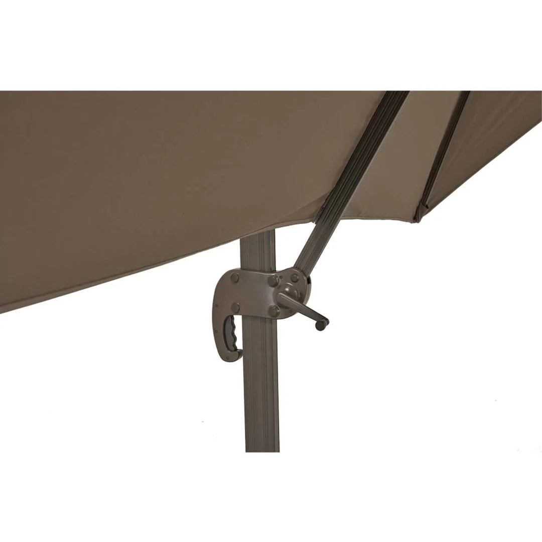 Sanremo - Ombrellone da giardino a braccio laterale light taupe