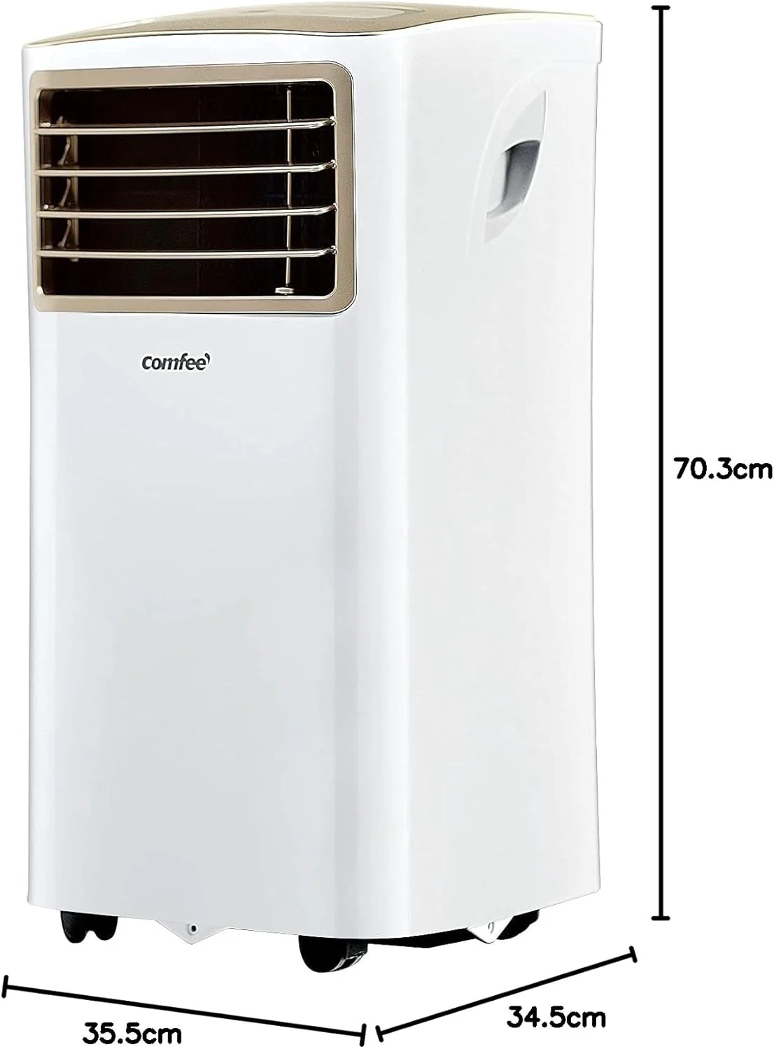 Comfee Mobiles Klimagert Easy Cool 2.0, 7000 BTU 2,0kW, Kühlen&Ventilieren&Entfeuchten, Raumgre bis 68m(25㎡), APP-Steuerung/Alexa/Google Home/IFTTT, Mobile Klimaanlage mit Abluftschlauch