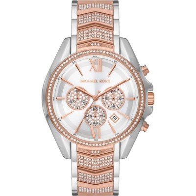 Michael Kors Whitney Chronograph Quartz Crystal White Dial Ladies Watch MK7225