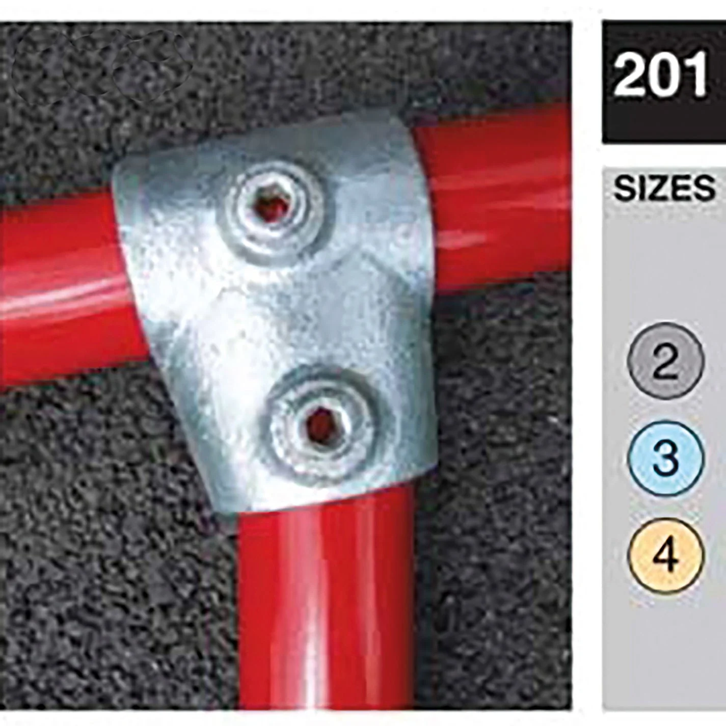FT Pro - PCLAMPS-201-4 Slope Range Short Tee 4 -10 De G Size 4
