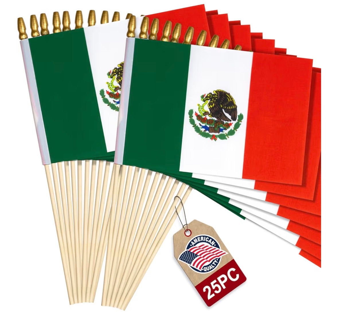 Wholesale Mexican Pride Flags Large 12��