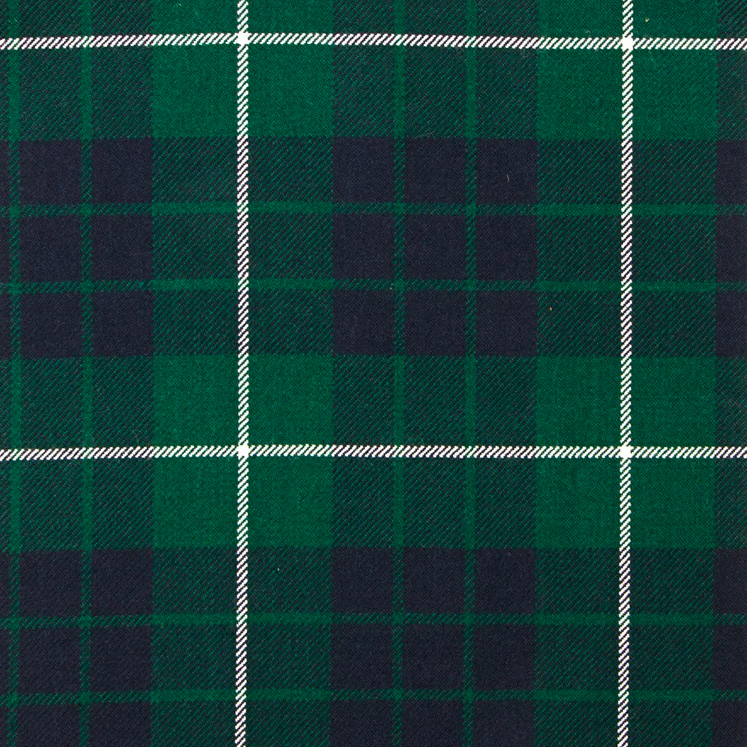 Hamilton Green Modern Tartan