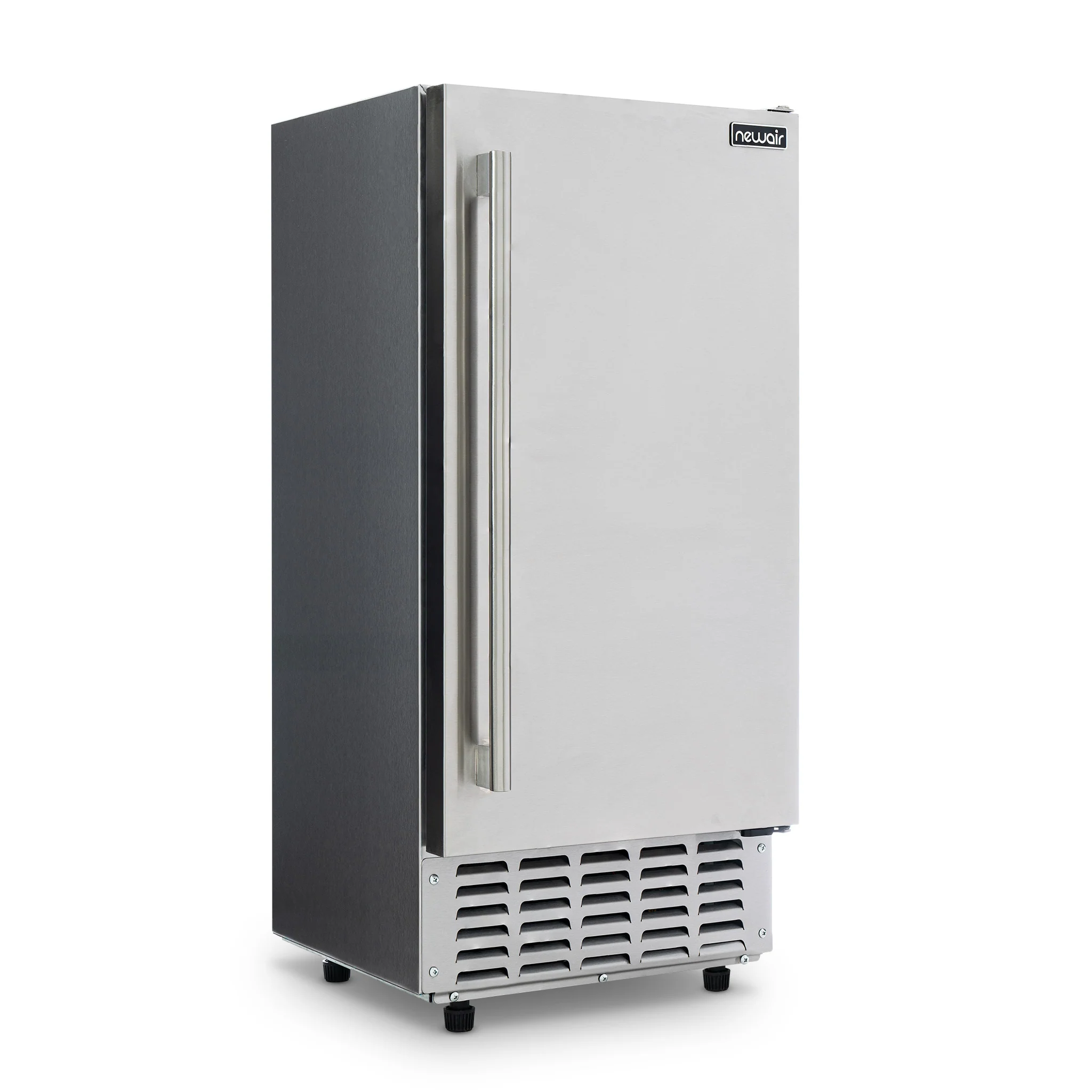2025 Newair 15�� Nugget IJsblokjesmaker voor Onderbouw, 66 lbs/dag �C RVS