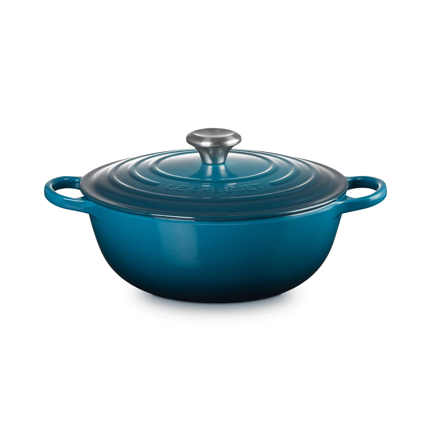 Le Creuset Pfanne La Marmite Gusseisen-Topf, Ø 26cm, Deep Teal