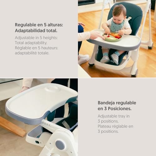 Seggiolone in alluminio per bambini, grigio : Prima infanzia