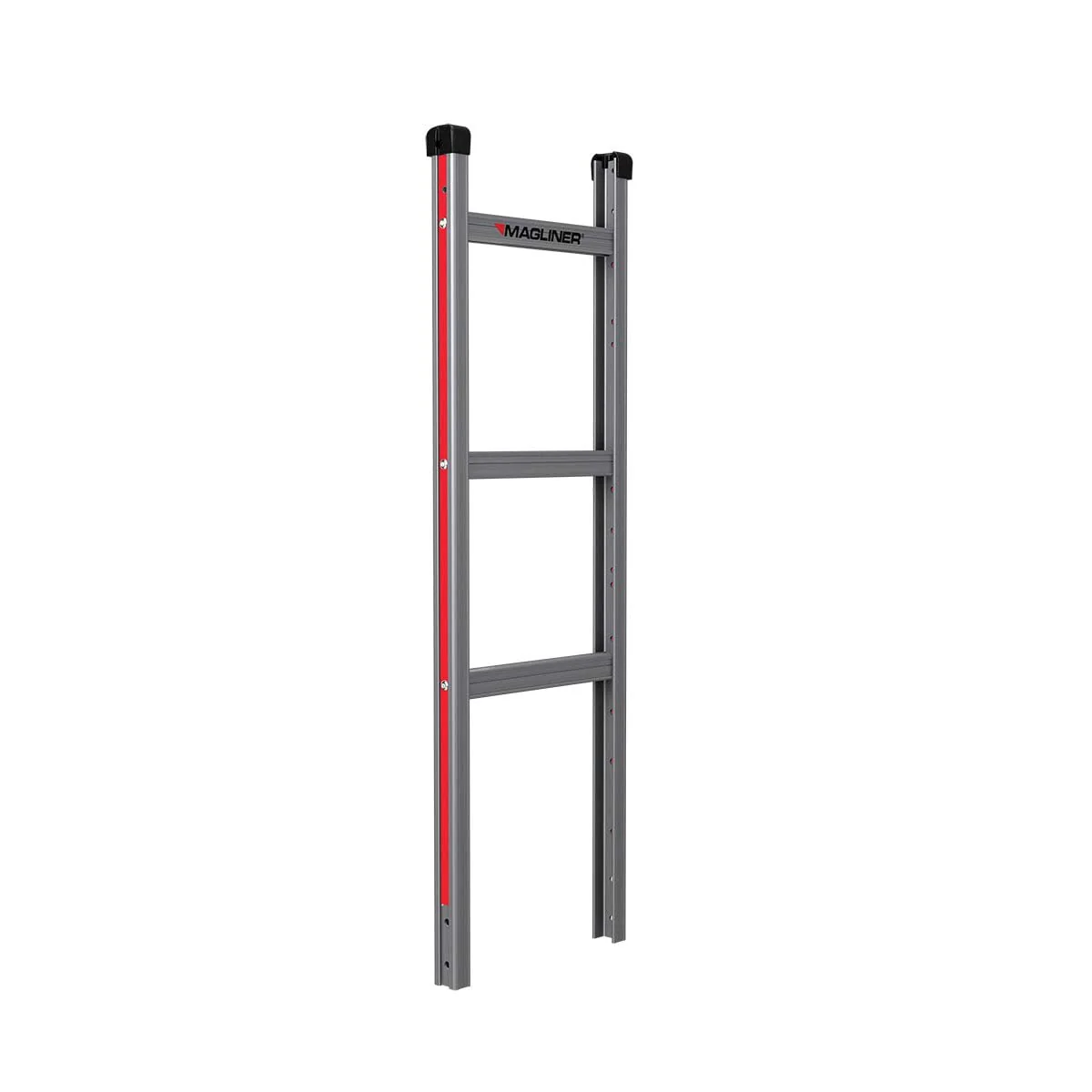 Magline HMK15AUA4 Carretilla de Mano de Aluminio, Asa Vertical en Bucle, Ruedas Neumáticas, Capacidad de 500 lbs
