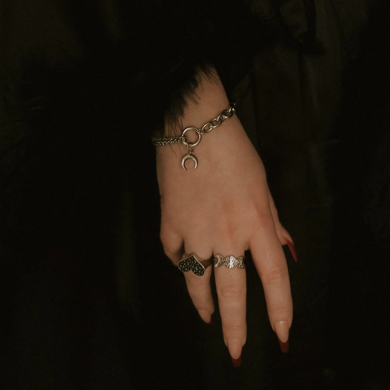Selene Crescent Moon Bracelet
