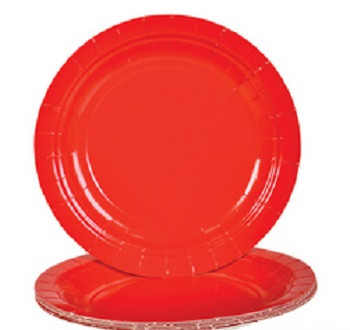 Red Party Paper Plates  9