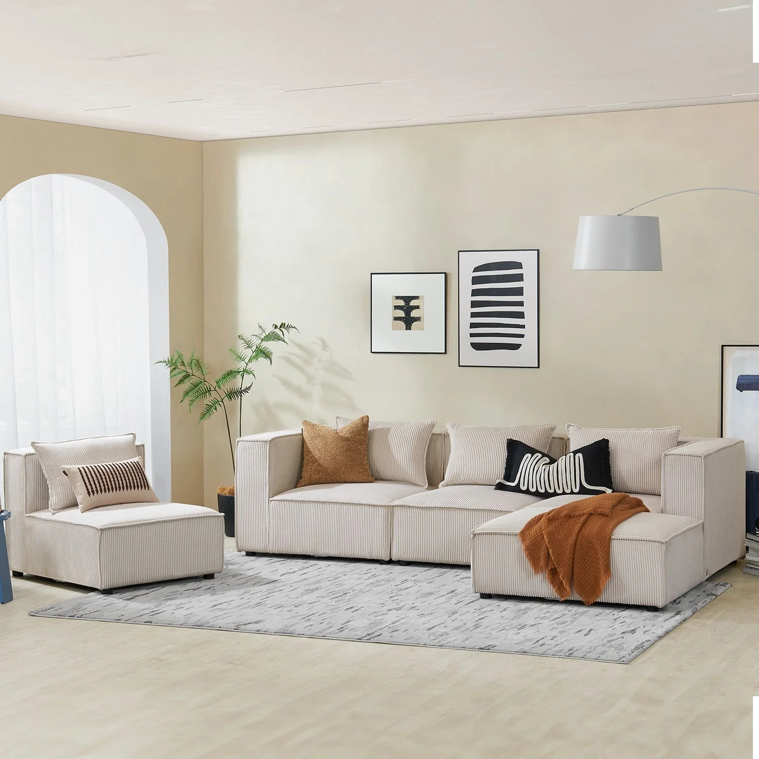 2025 Sofá modular Domas XL - 4 plazas