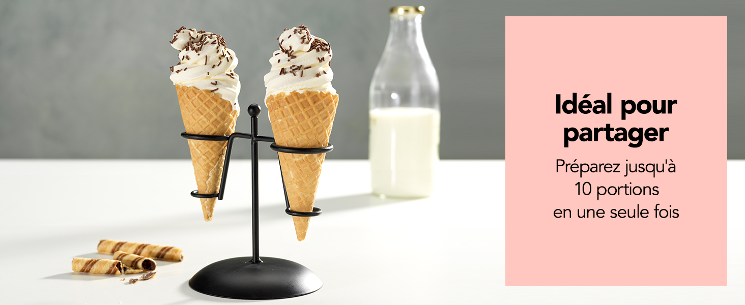 Cuisinart, machine à glace, ICE48E, sorbetière, glace à l'italienne maison, grande portions