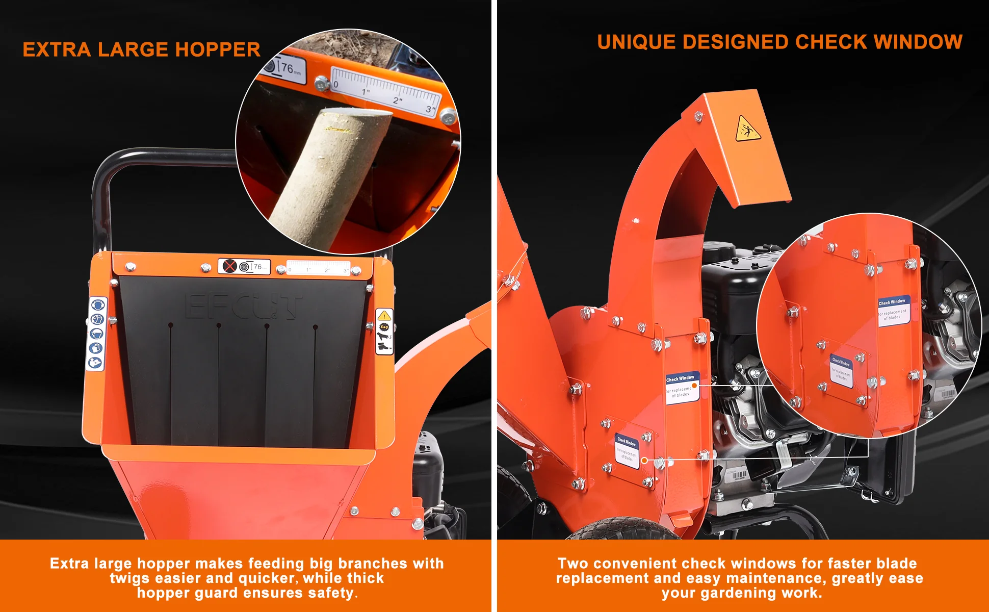 EFCUT C30 LITE Houtversnipperaar Shredder