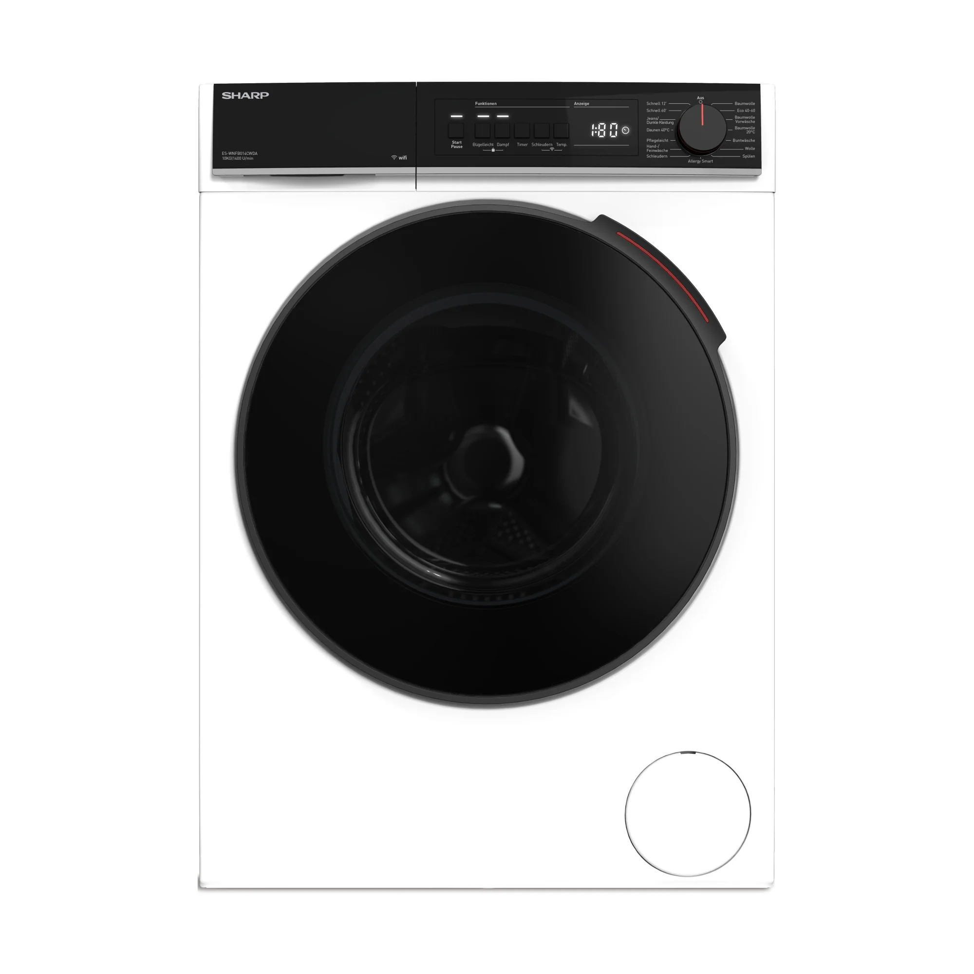 Sharp Waschmaschine 10kg ES-WNFB014CWDA-CH, WiFi, A -20% Klasse