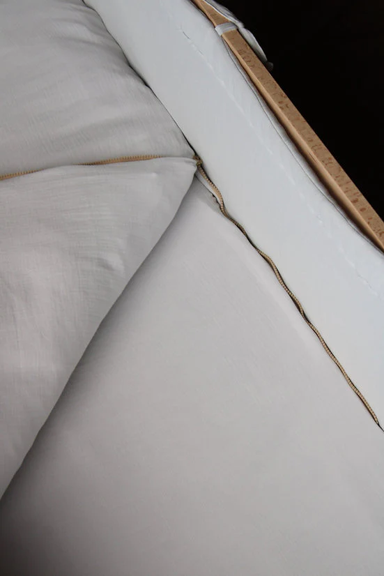 Saco Bajera de Cuna 60 x 120 Gasa Gris