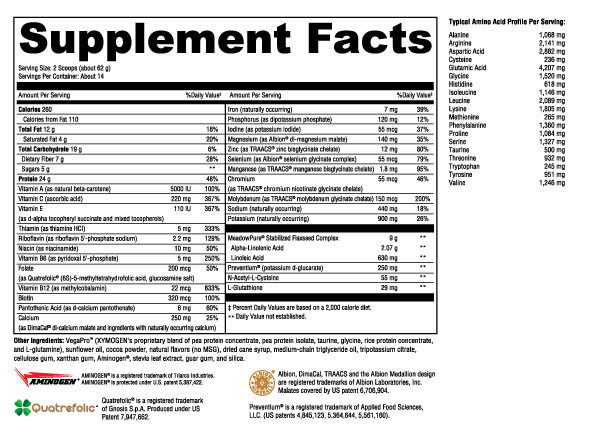 OptiCleanse Plus Creamy Chocolate 10 servings No Added Sugar No Stevia