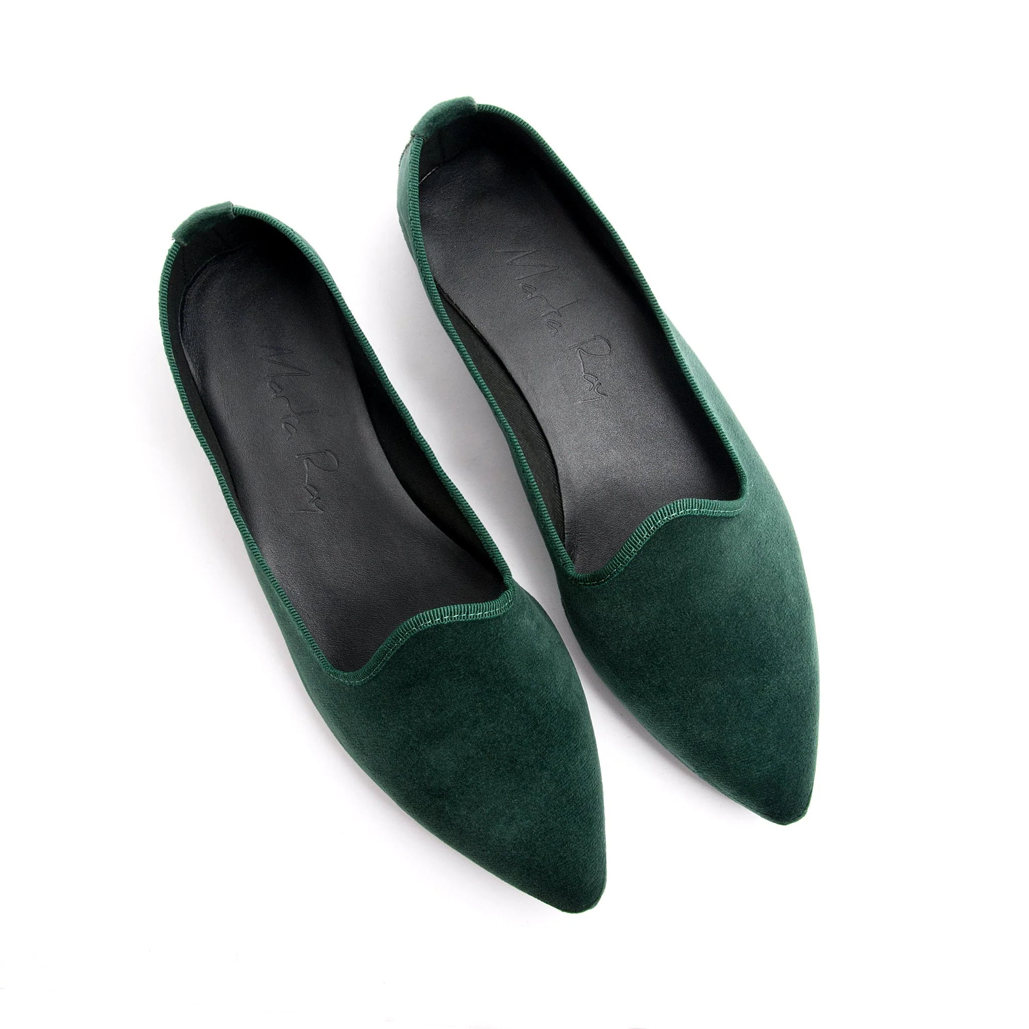 Scarpetta Flavia velluto verde