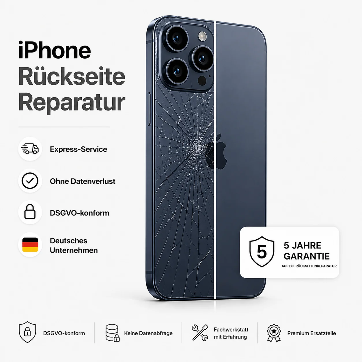 iPhone R��ckseiten Reparatur