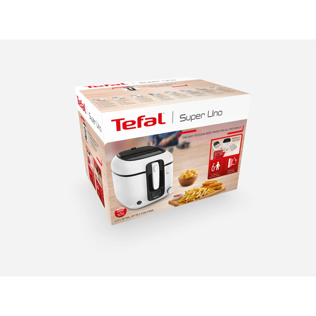 2025 Freidora Tefal Super Uno FR314030 Blanca