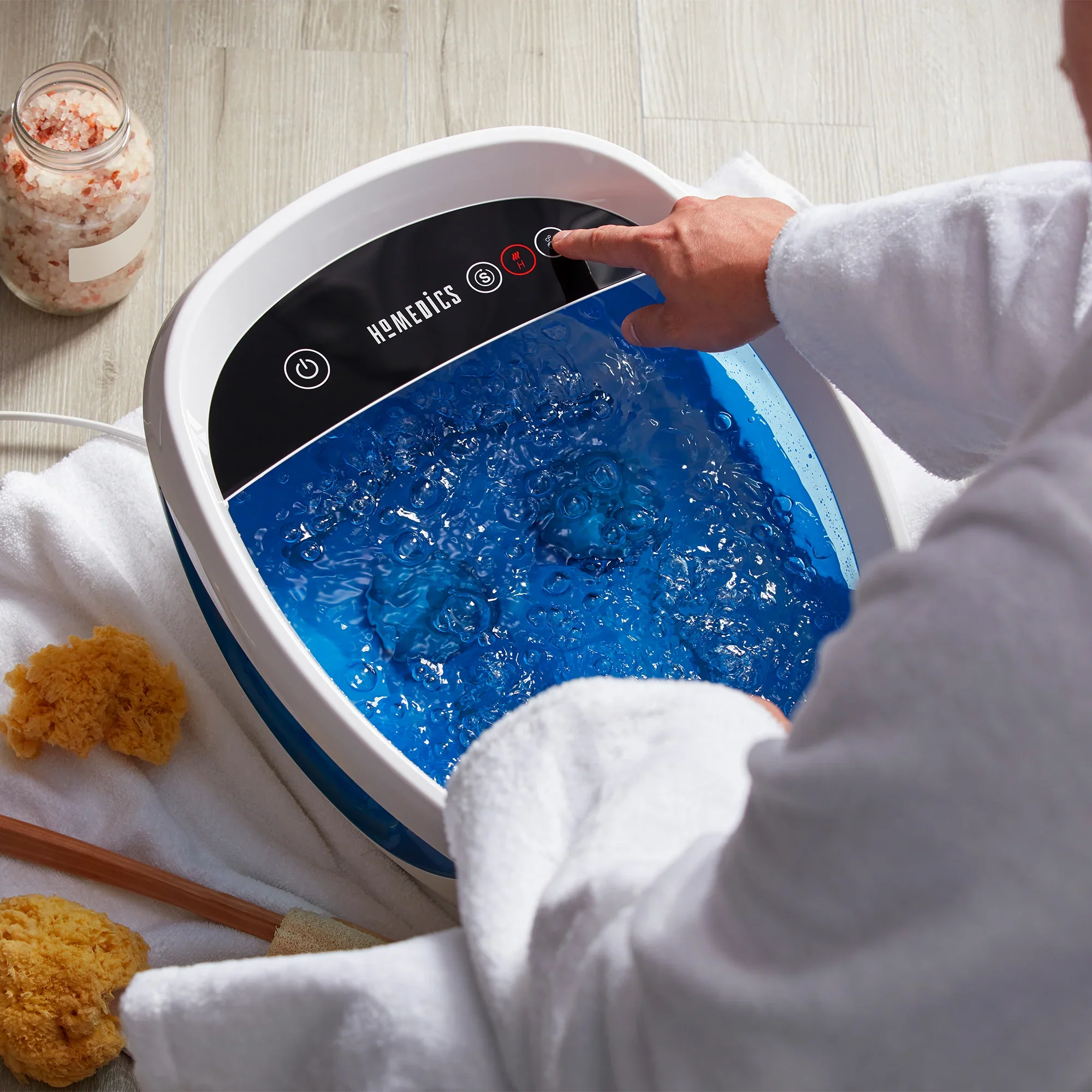 2025 Shiatsu Bliss Baño de Pies con Calefacción Boost