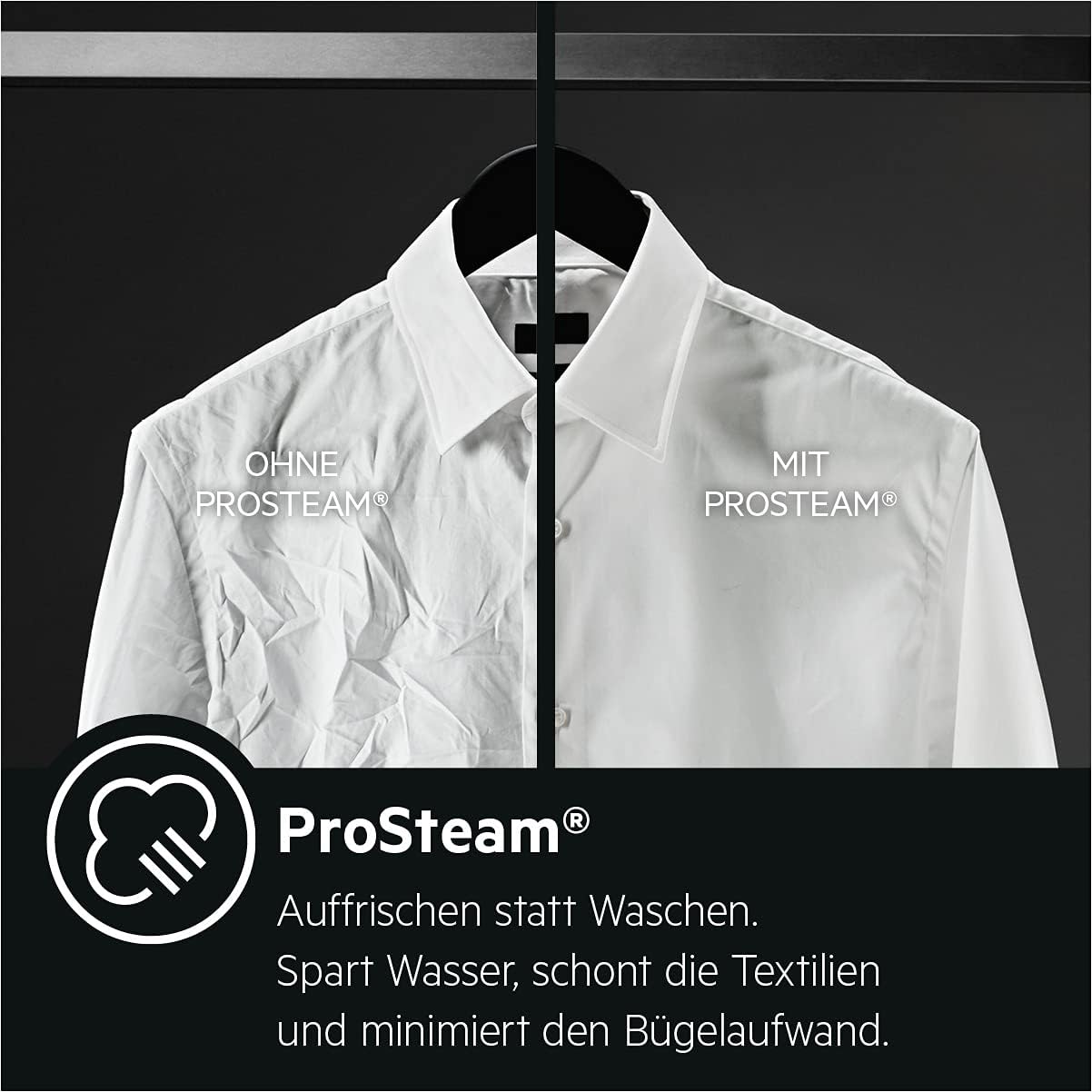 AEG LTR7A71370 Waschmaschine Toplader / Serie 7000 mit ProSteam / ProSteam - Auffrischfunktion / 7,0 kg / Leise / Mengenautomatik / Nachlegefunktion / Wasserstopp / 1300 U/min