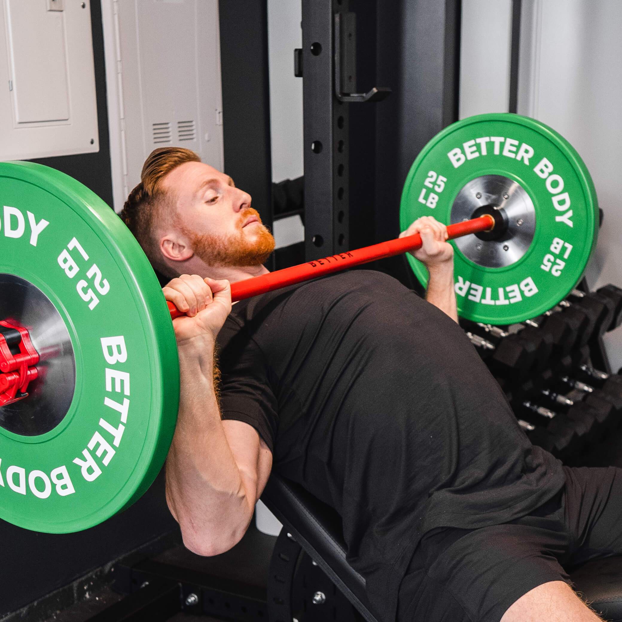 2025 Paquete de Potencia con Soporte para Sentadillas Inclinado | Placas de Competencia de 10-55lbs