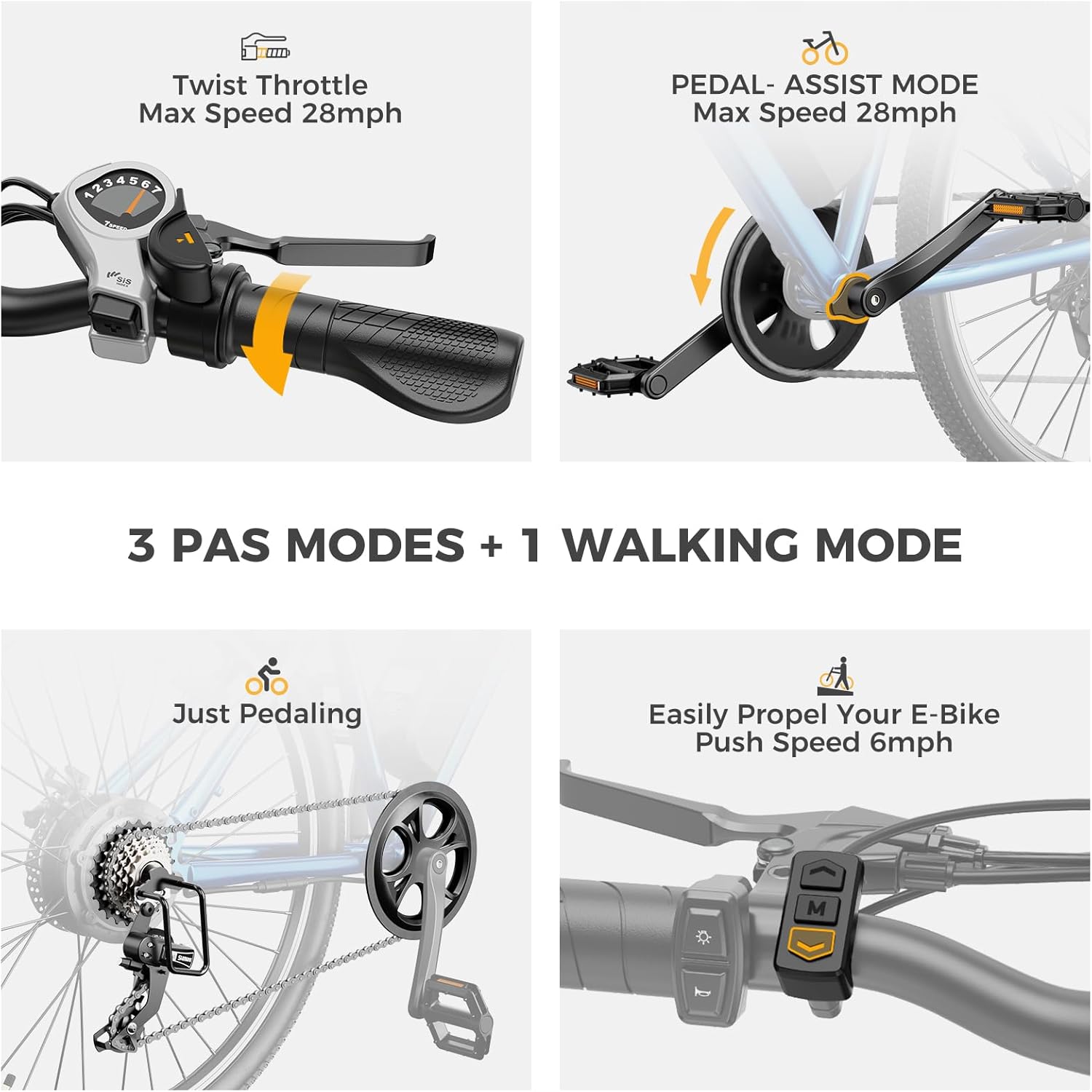 Heybike Race Max Electric Bike for Adults with 750W Peak Motor, 28mph Max Speed, 600WH Removable Battery Ebike, 27.5 Electric Mountain Bike with 7-Speed and Front Suspension