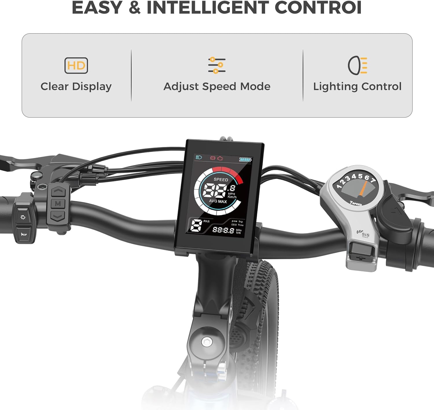 Heybike Race Max Electric Bike for Adults with 750W Peak Motor, 28mph Max Speed, 600WH Removable Battery Ebike, 27.5 Electric Mountain Bike with 7-Speed and Front Suspension