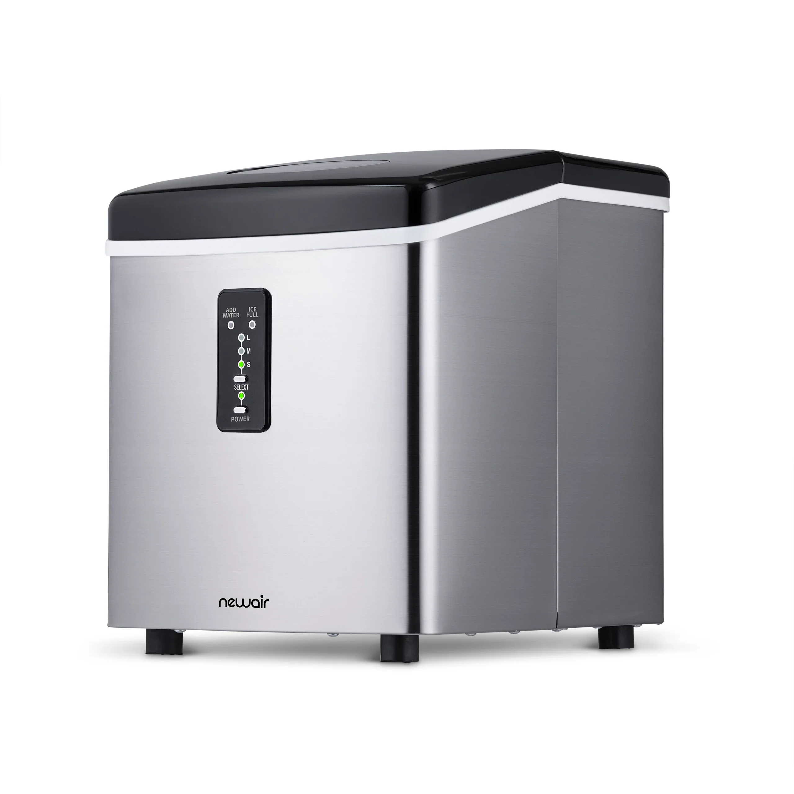 2025 Máquina de Hielo de Encimera Newair® – Cubos de Hielo en Forma de Bala